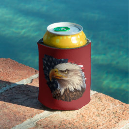 Enfriador De Latas Bandera americana águila calva
