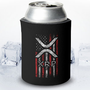Enfriador De Latas Bandera Americana - Criptodivisa de cifrado XRP