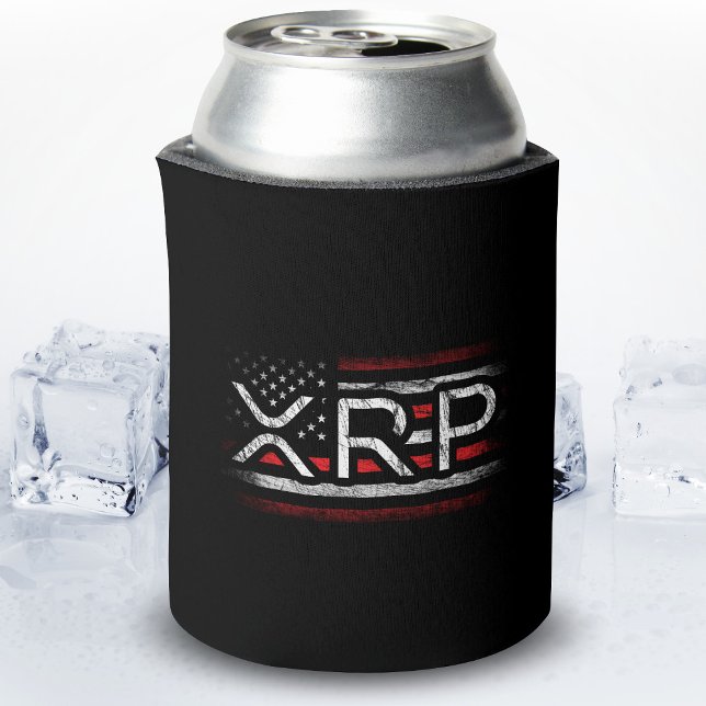 Enfriador De Latas Bandera Americana De Cripto De Moneda De Criptodiv (Subido por el creador)