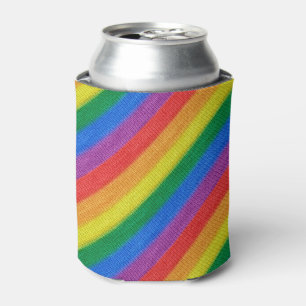 Enfriador De Latas Bandera arco iris tejer Tiras sin inconvenientes