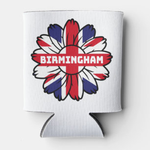 Enfriador De Latas Bandera británica Reino Unido Girasol Birmingham