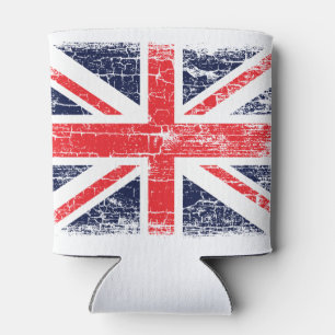Enfriador De Latas Bandera BRITÁNICA retra de Union Jack del vintage