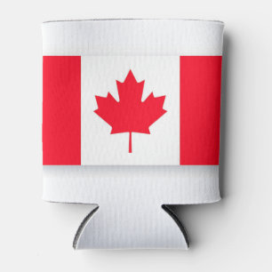 Enfriador De Latas Bandera canadiense. CANADÁ. Patriótico. 