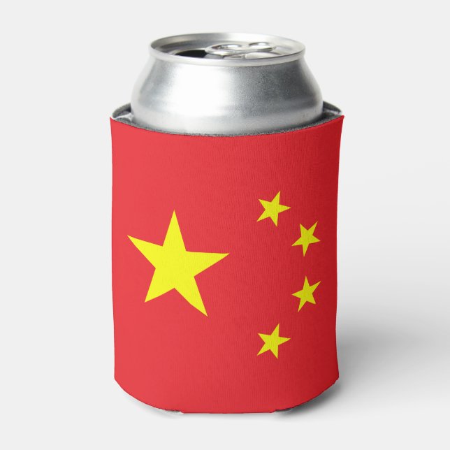 Enfriador De Latas Bandera china (Lata Anverso)