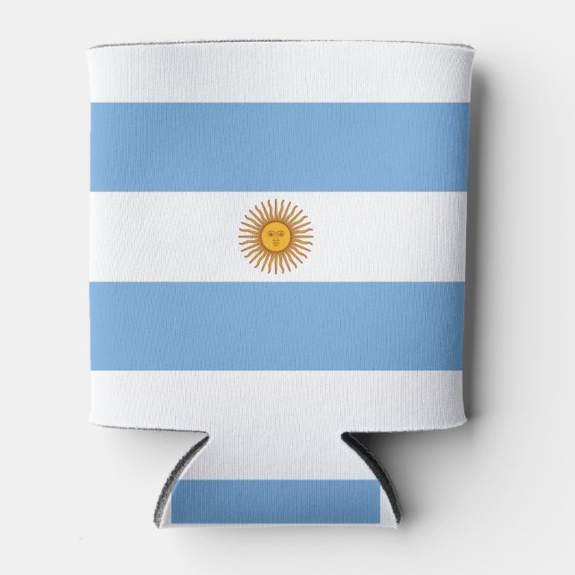Enfriador De Latas Bandera de Argentina (Anverso)