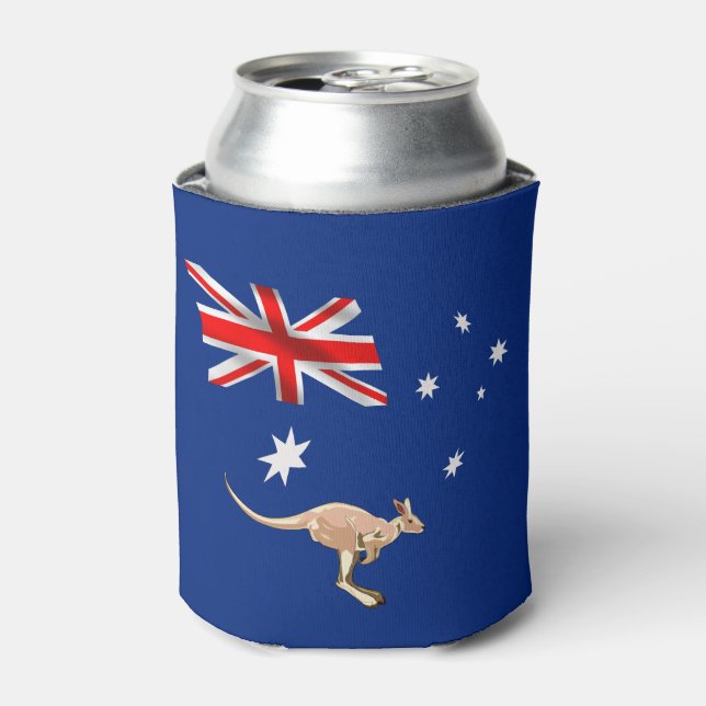 Enfriador De Latas Bandera de Australia (Lata Anverso)