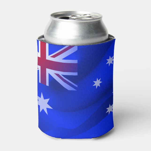 Enfriador De Latas Bandera de Australia (Lata Anverso)