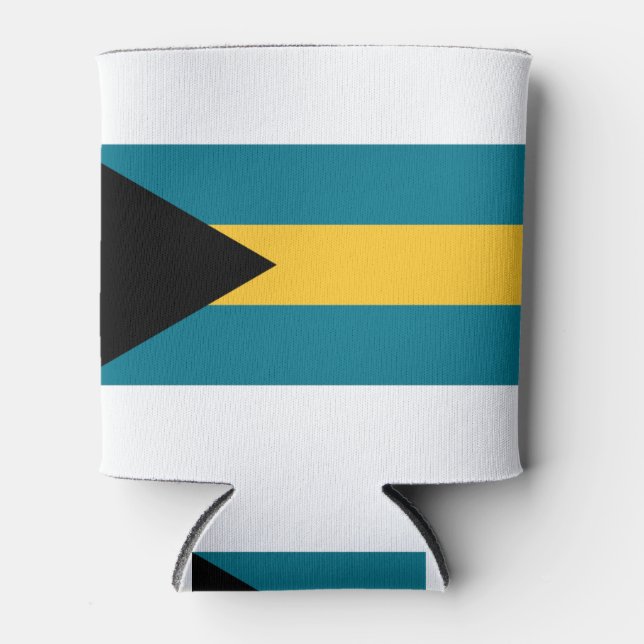 Enfriador De Latas Bandera de Bahamas (Anverso)
