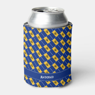 Enfriador De Latas Bandera de BARBADOS personalizada