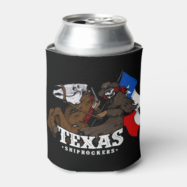 Enfriador De Latas Bandera de batalla de SRXTX Can Koozie (Lata Anverso)