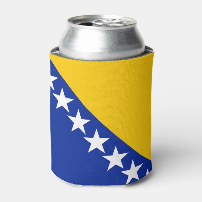Enfriador De Latas Bandera de Bosnia y Herzegovina (Lata Anverso)