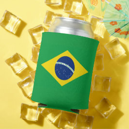 Enfriador De Latas Bandera de Brasil Copa Mundial 2026 Fútbol