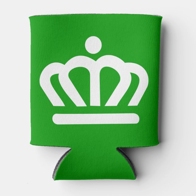 Enfriador De Latas Bandera de Charlotte, Carolina del Norte (Anverso)