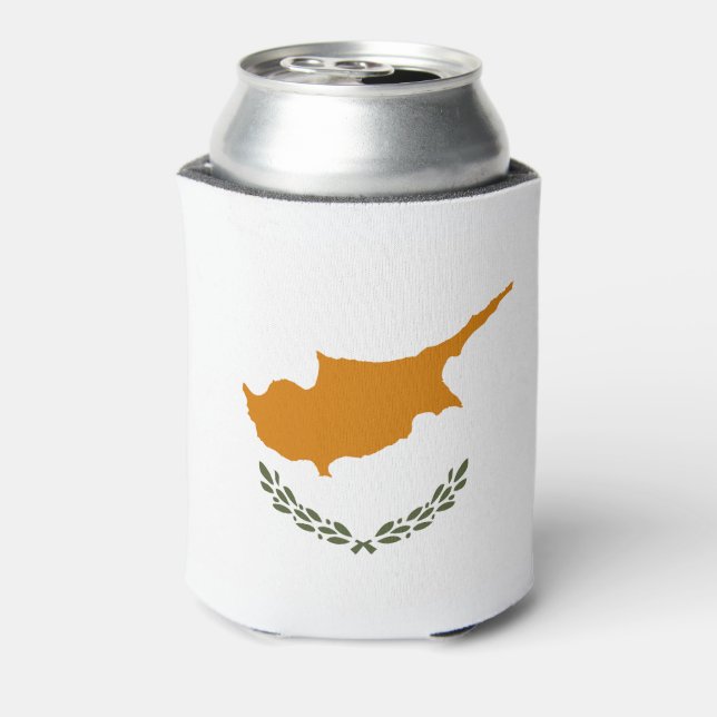 Enfriador De Latas Bandera de Chipre (Reverso de la lata)