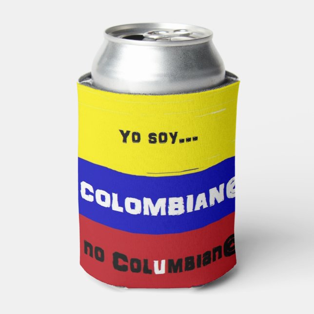 Enfriador De Latas Bandera de Colombia (Lata Anverso)