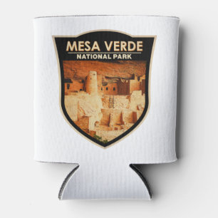 Enfriador De Latas Bandera de color del Parque Nacional de Mesa Verde