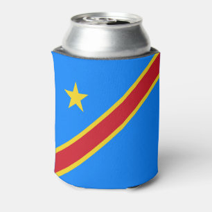 Enfriador De Latas Bandera de Congo Kinshasa
