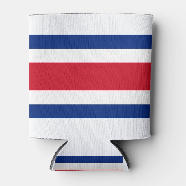 Enfriador De Latas Bandera de Costa Rica (Anverso)