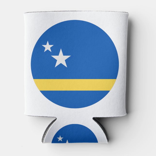 Enfriador De Latas Bandera de Curazao (Anverso)