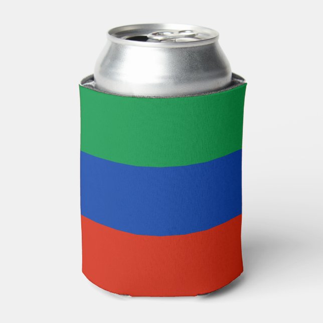 Enfriador De Latas Bandera de Daguestán (Lata Anverso)