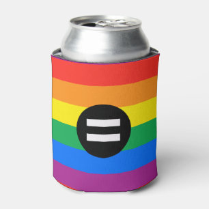 Enfriador De Latas Bandera de Derechos Gay
