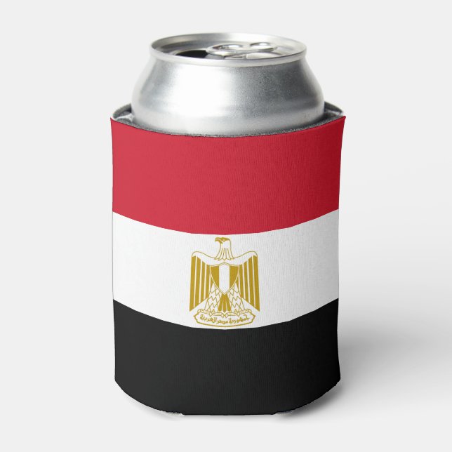 Enfriador De Latas Bandera de Egipto (Lata Anverso)
