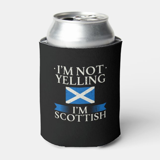 Enfriador De Latas Bandera de Escocia (Lata Anverso)