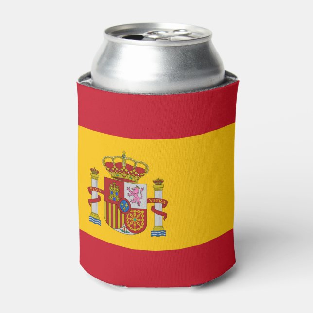 Enfriador De Latas Bandera de España (Lata Anverso)