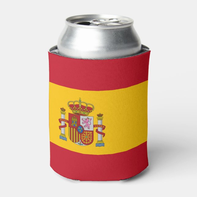 Enfriador De Latas Bandera de España (Lata Anverso)
