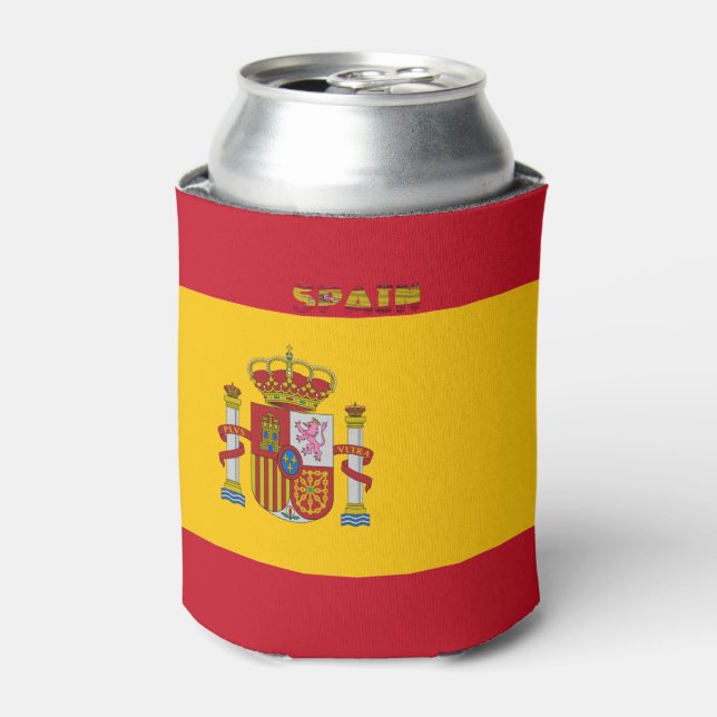 Enfriador De Latas Bandera de España (Lata Anverso)