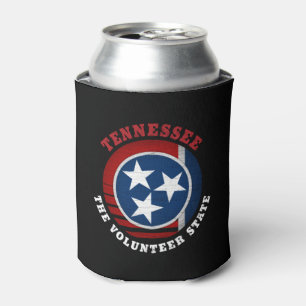 ENFRIADOR DE LATAS BANDERA DE ESTADO VOLUNTARIO DE TENNESSEE