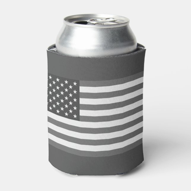Enfriador De Latas Bandera de Estados Unidos (Lata Anverso)