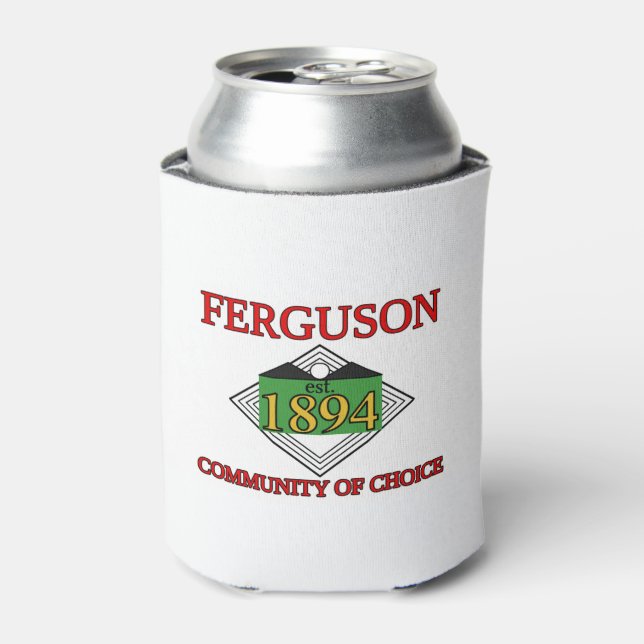 Enfriador De Latas Bandera de Ferguson, Misuri (Lata Anverso)