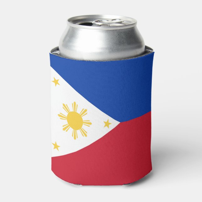 Enfriador De Latas Bandera de Filipinas (Lata Anverso)