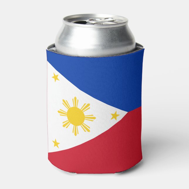 Enfriador De Latas Bandera de Filipinas (Lata Anverso)