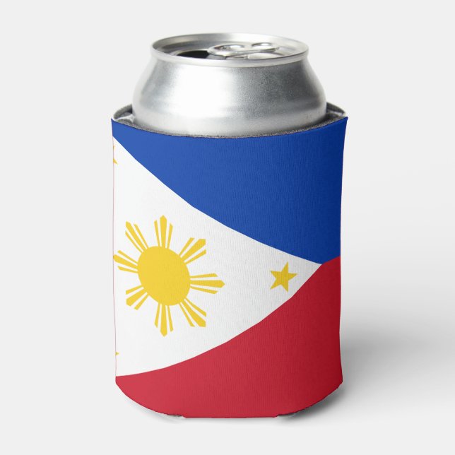 Enfriador De Latas Bandera de Filipinas (Lata Anverso)