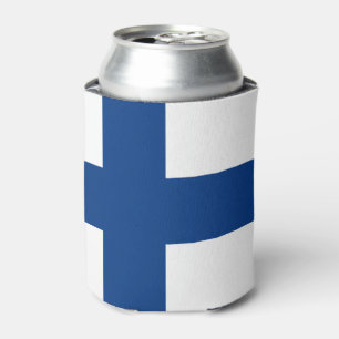 Enfriador De Latas Bandera de Finlandia