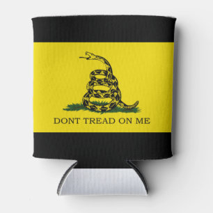 Enfriador De Latas Bandera De Gadsden - No Me Golpees - Bebe Coozie