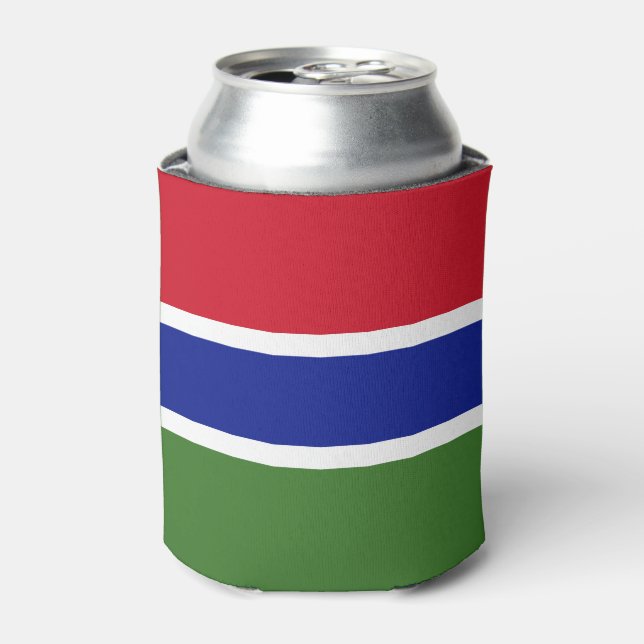 Enfriador De Latas Bandera de Gambia (Lata Anverso)