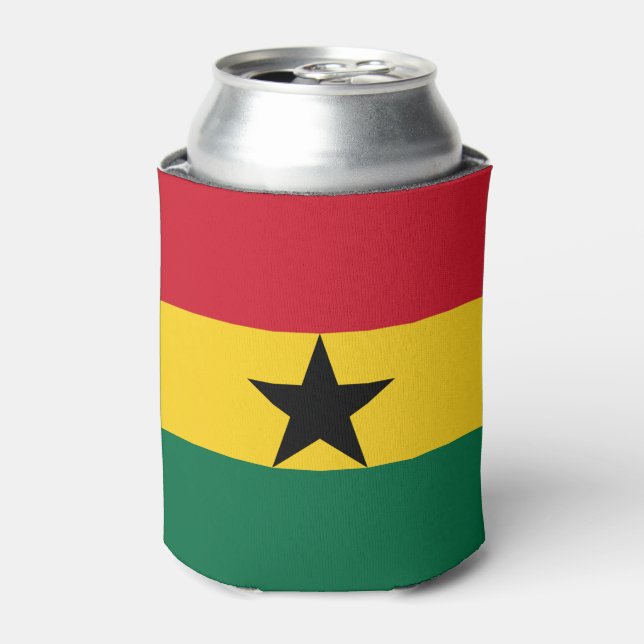 Enfriador De Latas Bandera de Ghana (Lata Anverso)