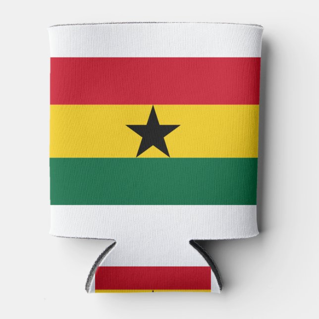 Enfriador De Latas Bandera de Ghana (Anverso)