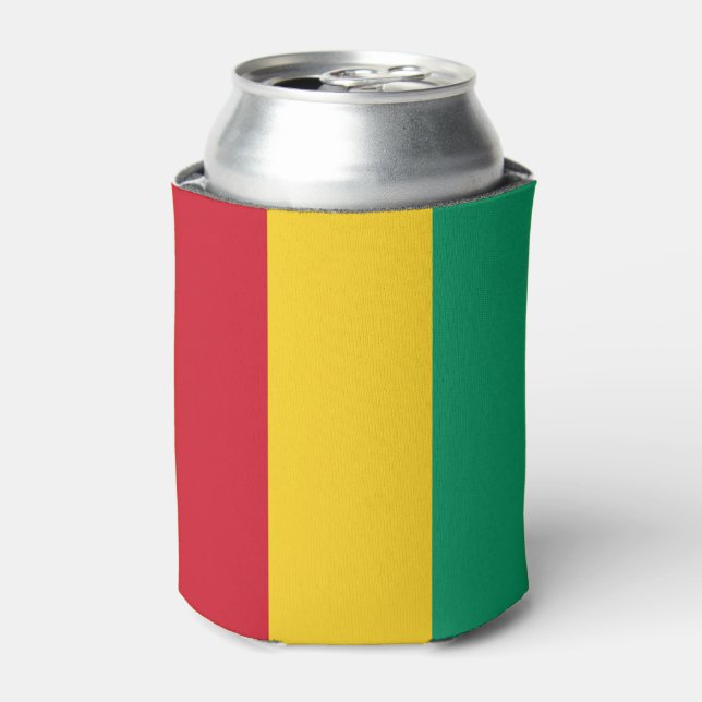 Enfriador De Latas Bandera de Guinea (Lata Anverso)