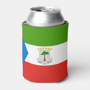 Enfriador De Latas Bandera de Guinea Ecuatorial