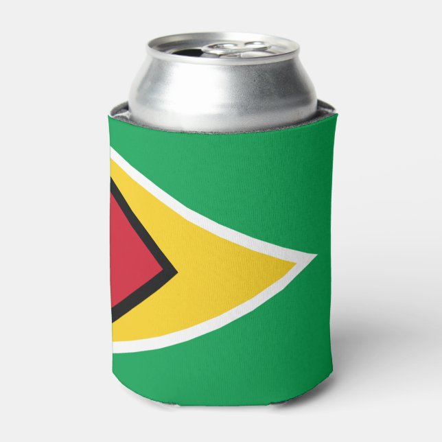 Enfriador De Latas Bandera de Guyana (Lata Anverso)