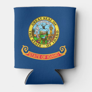 Enfriador De Latas Bandera de Idaho: el estado de Gem, América Montañ