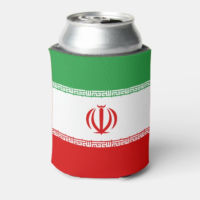 Enfriador De Latas Bandera de Irán (Reverso de la lata)
