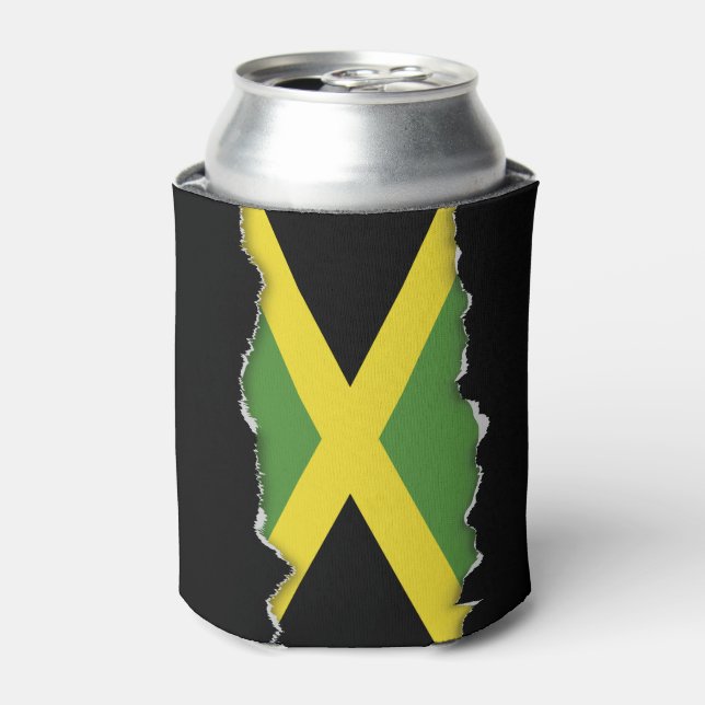 Enfriador De Latas Bandera de Jamaica (Lata Anverso)