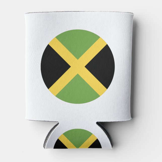 Enfriador De Latas Bandera de Jamaica (Anverso)