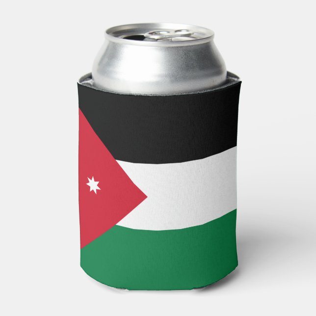 Enfriador De Latas Bandera de Jordania (Lata Anverso)