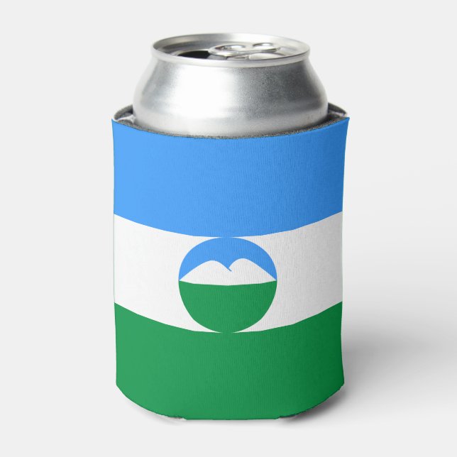 Enfriador De Latas Bandera de Kabardino Balkaria (Lata Anverso)
